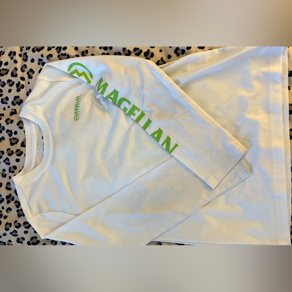 Magellan Outdoors White Moisture-Wicking Shirt SOLD